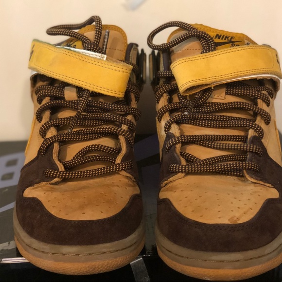 Nike Dunk Mid Pro SB Wheat Bronze - Picture 2 of 3